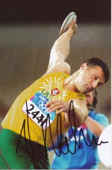 Virgilijus Alenka  Diskus  1.OS 2004  Leichtathletik Foto original signiert 