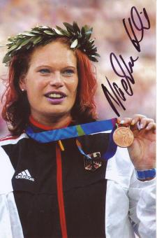 Nadine Kleinert  BRD  Kugel  2.OS 2004  Leichtathletik Foto original signiert 