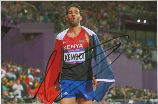 Mahiedine Mekhissi  Frankreich  3000m Hindernis  2. OS 2012  Leichtathletik original signiert 