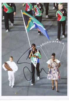 Caster Semenya  RSA  800m 1.OS  2012  Leichtathletik original signiert 