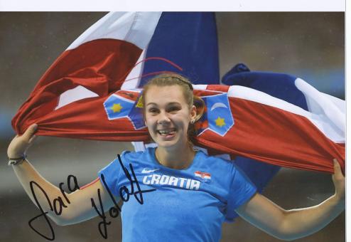Sara Kolak  Kroatien  Speer 1.OS  2016  Leichtathletik original signiert 
