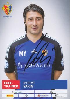 Murat Yakin   FC Basel  Autogrammkarte original signiert 