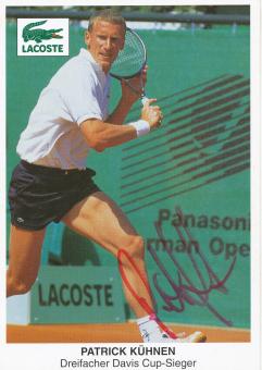 Patrick Kühnen   Tennis  Autogrammkarte original signiert 