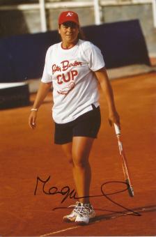 Magüi Serna  Spanien  Tennis  Foto original signiert 