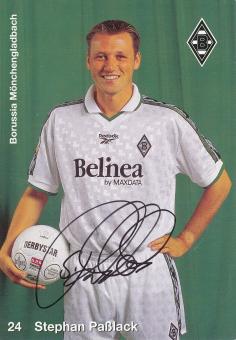 Stephan Paßlack  1998/99  Borussia Mönchengladbach Fußball Autogrammkarte original signiert 