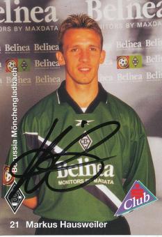 Markus Hausweiler   1999/2000  Borussia Mönchengladbach Fußball Autogrammkarte original signiert 