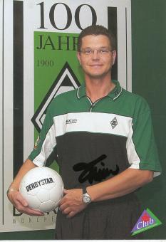 Claus Fischer  2000/2001  Borussia Mönchengladbach Fußball Autogrammkarte original signiert 