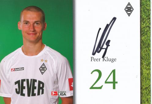 Peer Kluge  2004/2005  Borussia Mönchengladbach Fußball Autogrammkarte original signiert 