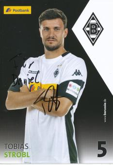 Tobias Strobl  2017/2018  Borussia Mönchengladbach Fußball Autogrammkarte original signiert 