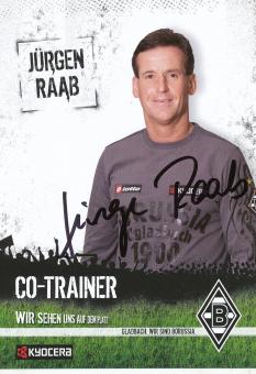 Jürgen Raab  2008/2009  Borussia Mönchengladbach Fußball Autogrammkarte original signiert 