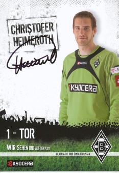 Christofer Heimeroth  2008/2009  Borussia Mönchengladbach Fußball Autogrammkarte original signiert 