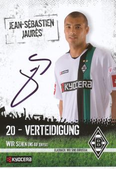 Jean Sebastien Jaures  2008/2009  Borussia Mönchengladbach Fußball Autogrammkarte original signiert 