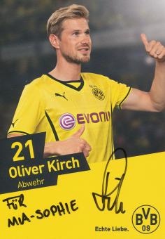 Oliver Kirch  2013/2014  Borussia Dortmund Fußball Autogrammkarte original signiert 