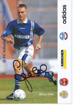 Oliver Held  1996/97   FC Schalke 04  Fußball Autogrammkarte original signiert 