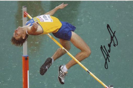 Oleksandr Nartov  Ukraine  Leichtathletik Foto original signiert 