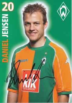 Daniel Jensen  2005/2006  SV Werder Bremen Fußball Autogrammkarte original signiert 