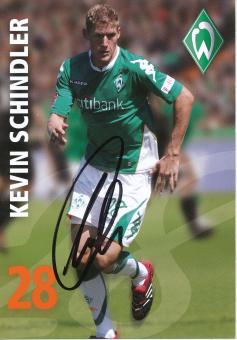 Kevin Schindler  2007/2008  SV Werder Bremen Fußball Autogrammkarte original signiert 