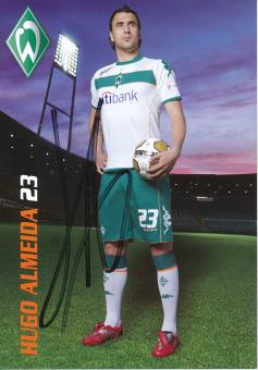 Hugo Almeida  2008/2009  SV Werder Bremen Fußball Autogrammkarte original signiert 