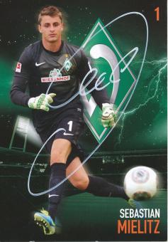 Sebastian Mielitz  2013/2014  SV Werder Bremen Fußball Autogrammkarte original signiert 