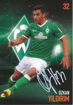 Özkan Yildirim  2013/2014  SV Werder Bremen Fußball Autogrammkarte original signiert 
