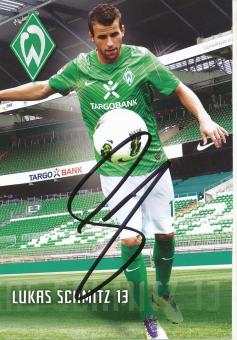 Lukas Schmitz  2011/2012  SV Werder Bremen Fußball Autogrammkarte original signiert 