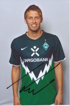 Aaron Hunt   SV Werder Bremen Fußball Foto original signiert 