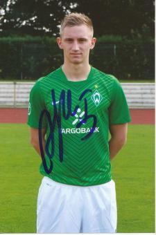 Alexander Hahn   SV Werder Bremen Fußball Foto original signiert 