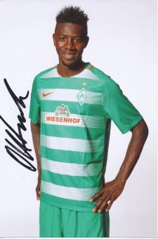 Ousman Manneh  SV Werder Bremen Fußball Foto original signiert 
