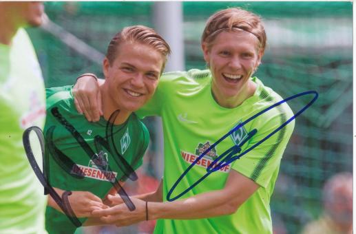 Luca Plogmann   SV Werder Bremen Fußball Foto original signiert 