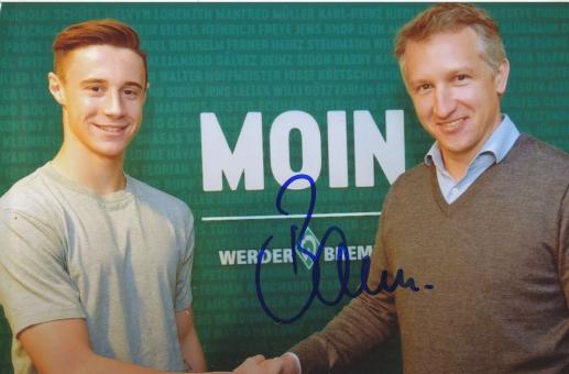 Frank Baumann  SV Werder Bremen Fußball Foto original signiert 