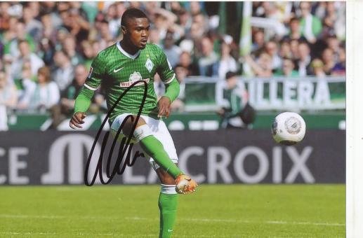 Cedrick Makiadi  SV Werder Bremen Fußball Foto original signiert 