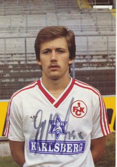 Hans Werner Moser  1984/85  FC Kaiserslautern  Fußball Autogrammkarte original signiert 