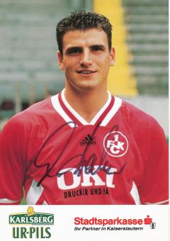 Marco Haber  1994/95  FC Kaiserslautern  Fußball Autogrammkarte original signiert 