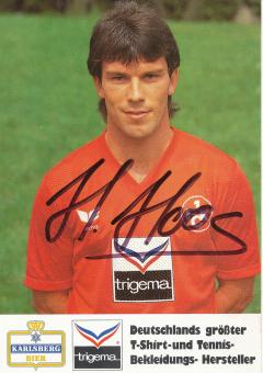 Herbert Hoos  1987/88  FC Kaiserslautern  Fußball Autogrammkarte original signiert 