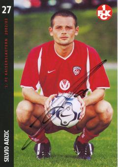 Silvio Adzic  2002/2003  FC Kaiserslautern  Fußball Autogrammkarte original signiert 