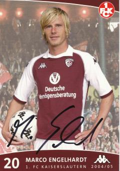 Marco Engelhardt  2004/2005  FC Kaiserslautern  Fußball Autogrammkarte original signiert 