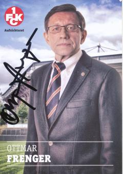 Ottmar Frenger  2012/2013  FC Kaiserslautern  Fußball Autogrammkarte original signiert 
