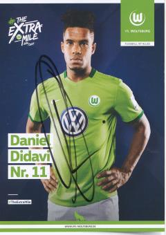 Daniel Didavi  2016/2017  VFL Wolfsburg  Fußball Autogrammkarte original signiert 