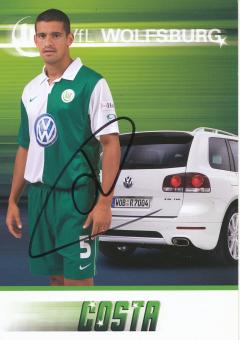Ricardo Costa  2007/2008  VFL Wolfsburg  Fußball Autogrammkarte original signiert 