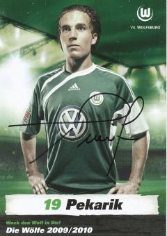 Peter Pekarik  2009/2010  VFL Wolfsburg  Fußball Autogrammkarte original signiert 