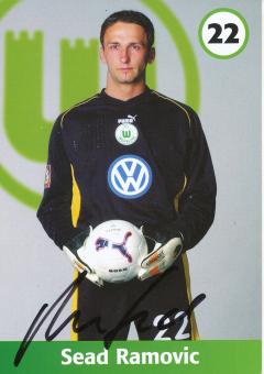 Sead Ramovic  2001/2002  VFL Wolfsburg  Fußball Autogrammkarte original signiert 