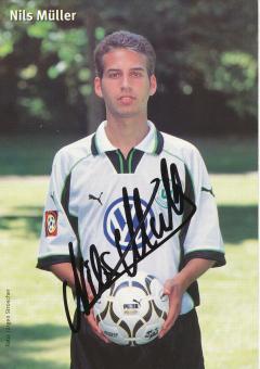 Nils Müller  1999/2000  VFL Wolfsburg  Fußball Autogrammkarte original signiert 