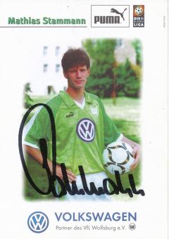 Mathias Stammann  1997/1998  VFL Wolfsburg  Fußball Autogrammkarte original signiert 