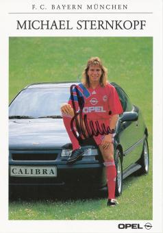 Michael Sternkopf  1991/1992 FC Bayern München Fußball Autogrammkarte original signiert 