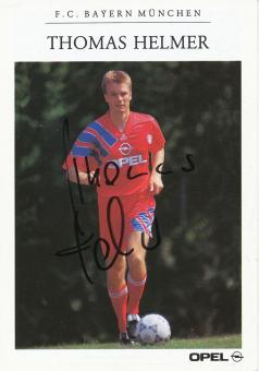 Thomas Helmer   1992/1993 FC Bayern München Fußball Autogrammkarte original signiert 