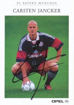 Carsten Jancker  1997/1998 FC Bayern München Fußball Autogrammkarte original signiert 