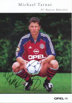 Michael Tarnat  2000/2001  FC Bayern München Fußball Autogrammkarte original signiert 