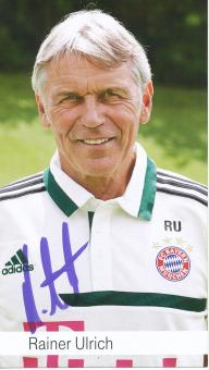 Rainer Ulrich  2013/2014  FC Bayern München Fußball Autogrammkarte original signiert 