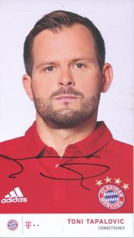 Toni Tapalovic   2016/2017  FC Bayern München Fußball Autogrammkarte original signiert 