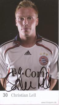 Christian Lell  2006/2007  FC Bayern München Fußball Autogrammkarte original signiert 